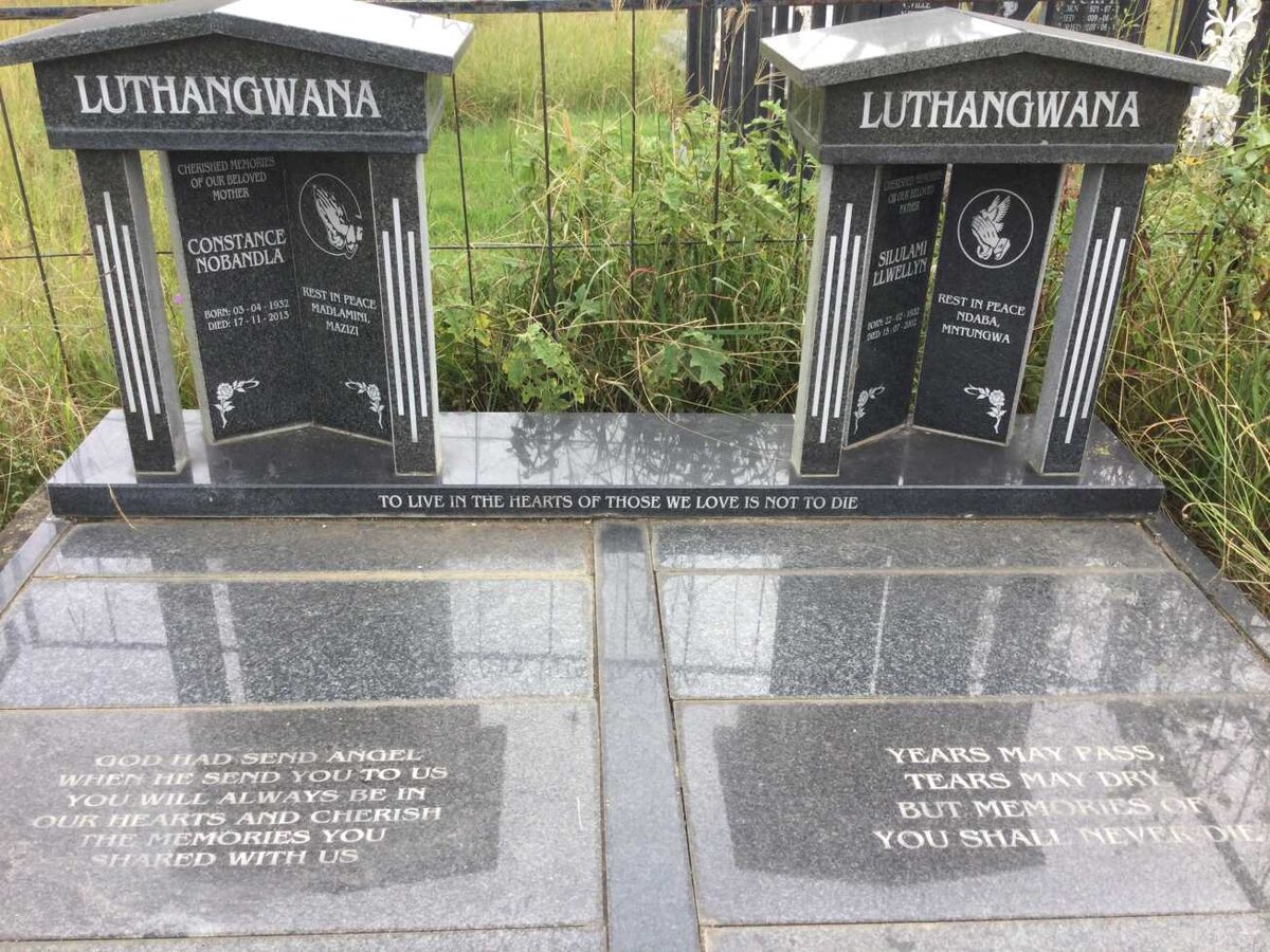 LUTHANGWANA Silulami Llwellyn 19??-20?? &amp; Constance Nobandla 1932-2013