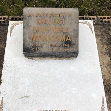 MPAKAMA Malusi Shepherd 1948-1996