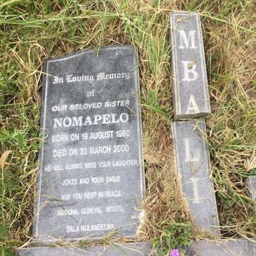 MBALI Nomapelo 1980-2000