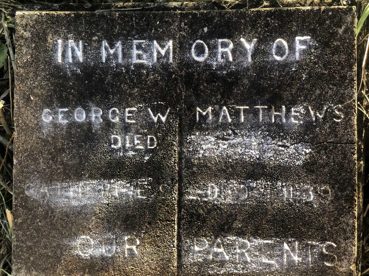 MATTHEWS George W. &amp; Catherine -1939