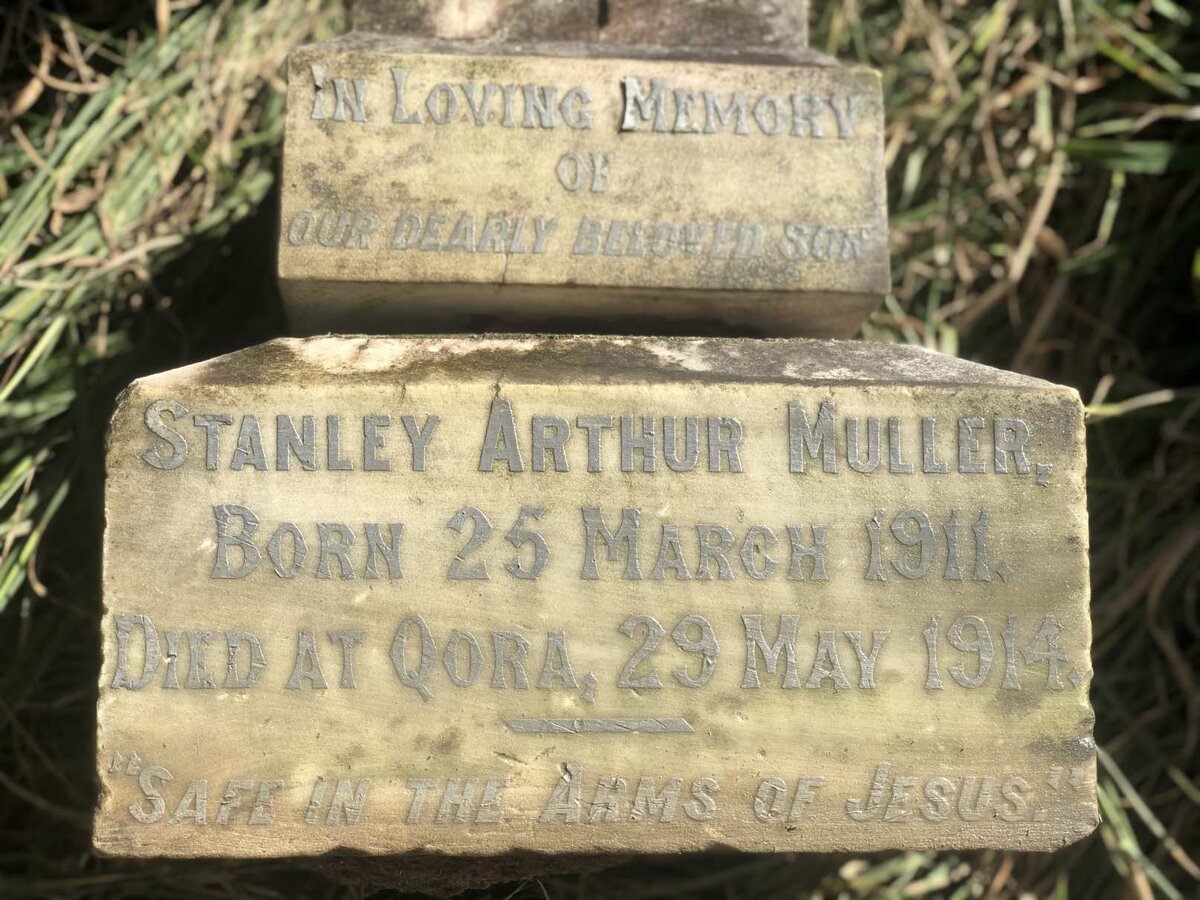 MULLER Stanley Arthur 1911-1914