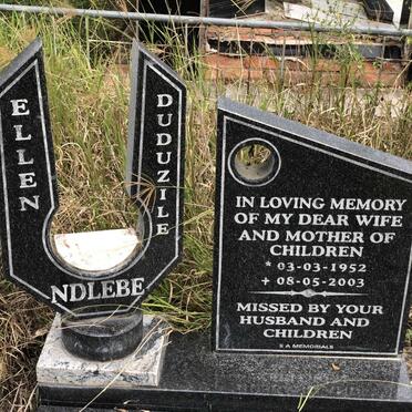 NDLEBE Ellen Duduzile 1952-2003