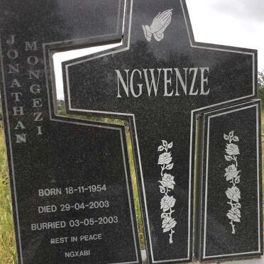 NGWENZE Jonathan Mongezi 1954-2003