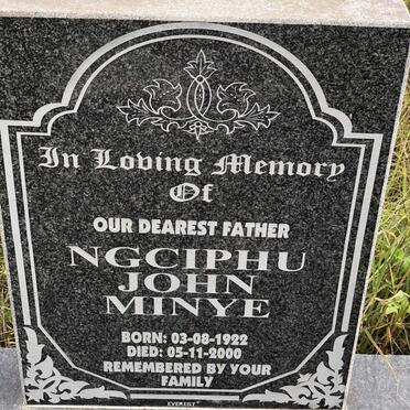NGCIPHU John Minye 1922-2000