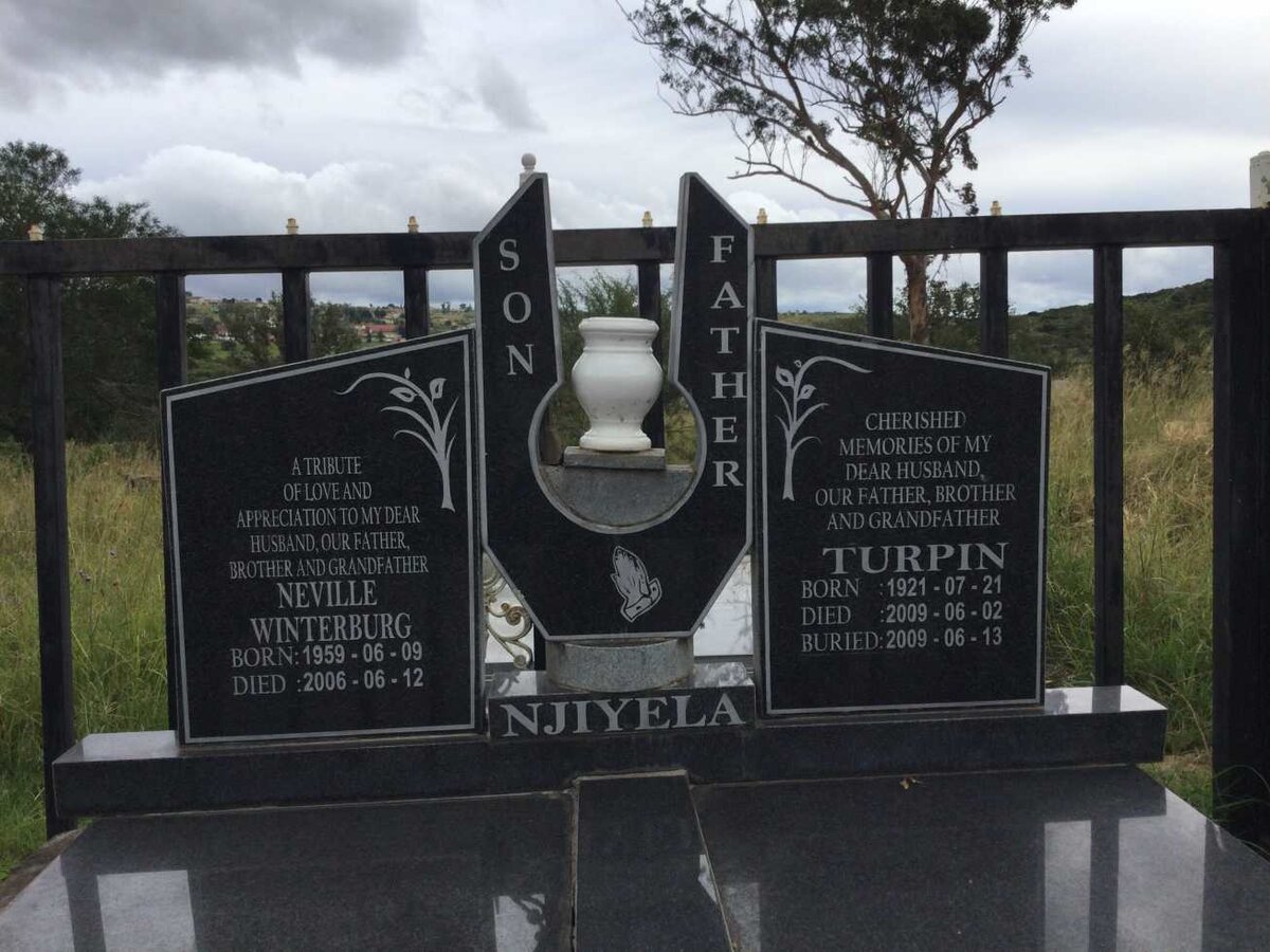 NJIYELA Turpin 1921-2009 :: NJIYELA Neville Winterburg 1959-2006