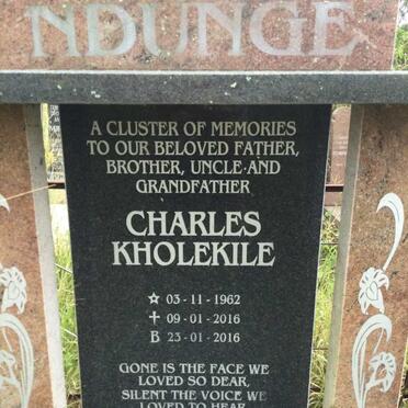 NDUNGE Charles Kholekile 1962-2016