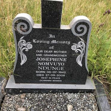 NDUNGE Josephine Nomvuyo 1942-2008