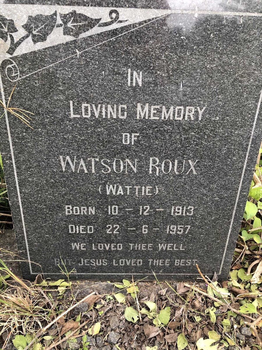 ROUX Watson 1913-1957