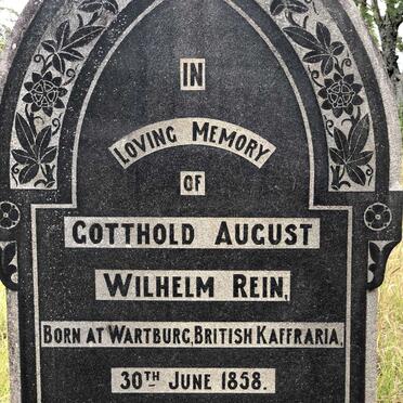 REIN Gotthold August Wilhelm 1858-1915