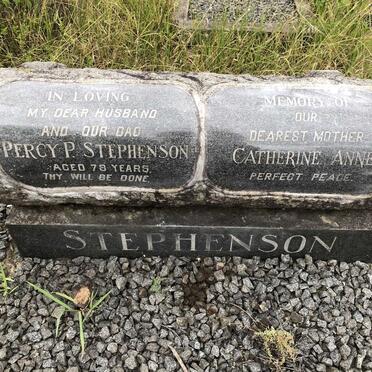 STEPHENSON Percy P. &amp; Catherine Anne