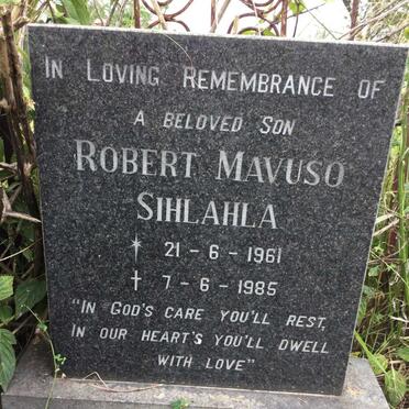 SIHLAHLA Robert Mavuso 1961-1985