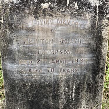 THOMPSON Newton Ogilvie  -1933