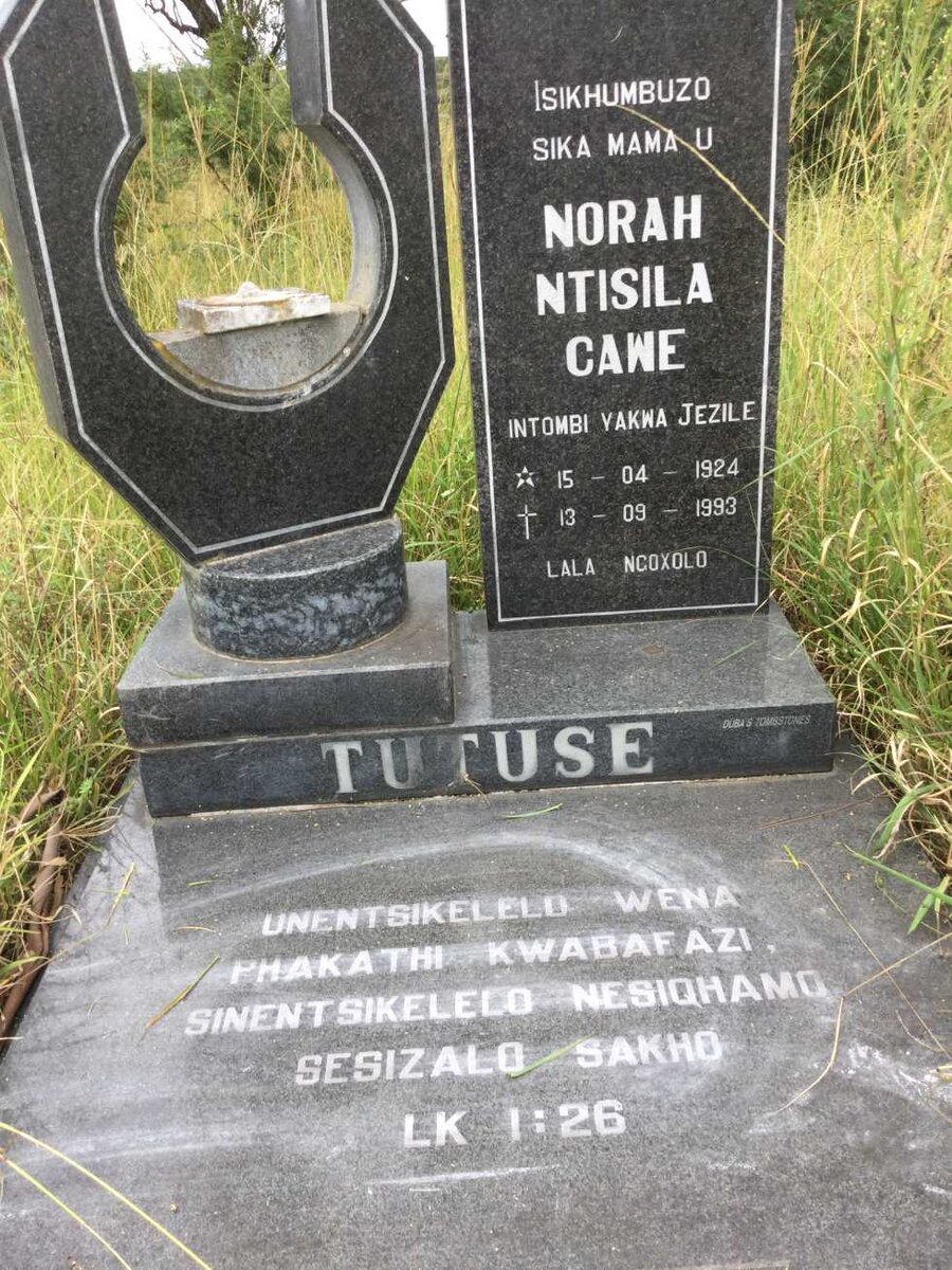 TUTUSE Norah Ntisila Cawe 1924-1993