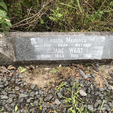 WEST Jane 1859-1951