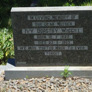 WIGGILL Ivy Dorothy 1922-1963