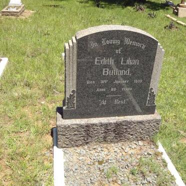 BUTLAND Edith Lilian -1939