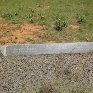 PLESSIS Francois Phillipus, du 1876-1922 &amp; Susanna Margarethe