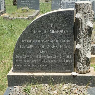 BUYS Gabriel Johannes 1939-1969