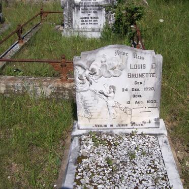 BRUNETTE Louis E. 1920-1922