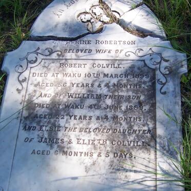 COLVILL Catherine Robertson -1899 :: COLVILL William -1899 :: COLVILL Elsie