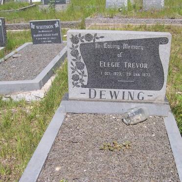 DEWING Elegie Trevor 1923-1973