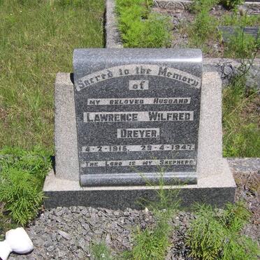 DREYER Lawrence Wilfred 1915-1947