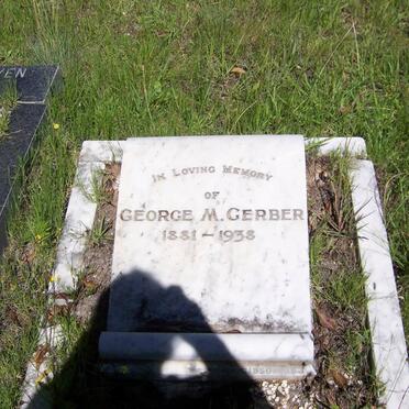 GERBER George M. 1881-1938