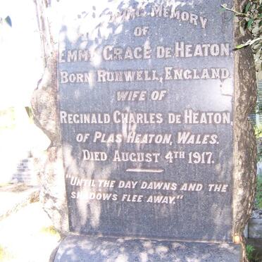 HEATON Emma Grace, de -1917