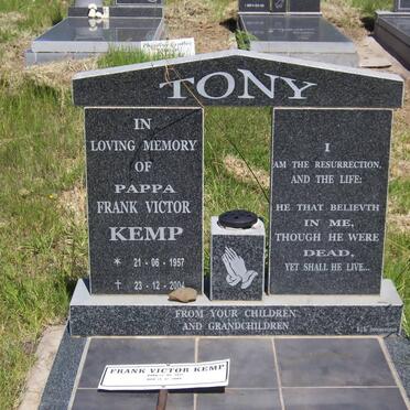 KEMP Frank Victor 1957-2004