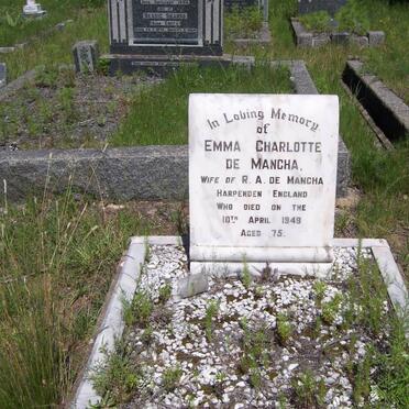 MANCHA Emma Charlotte, de -1949