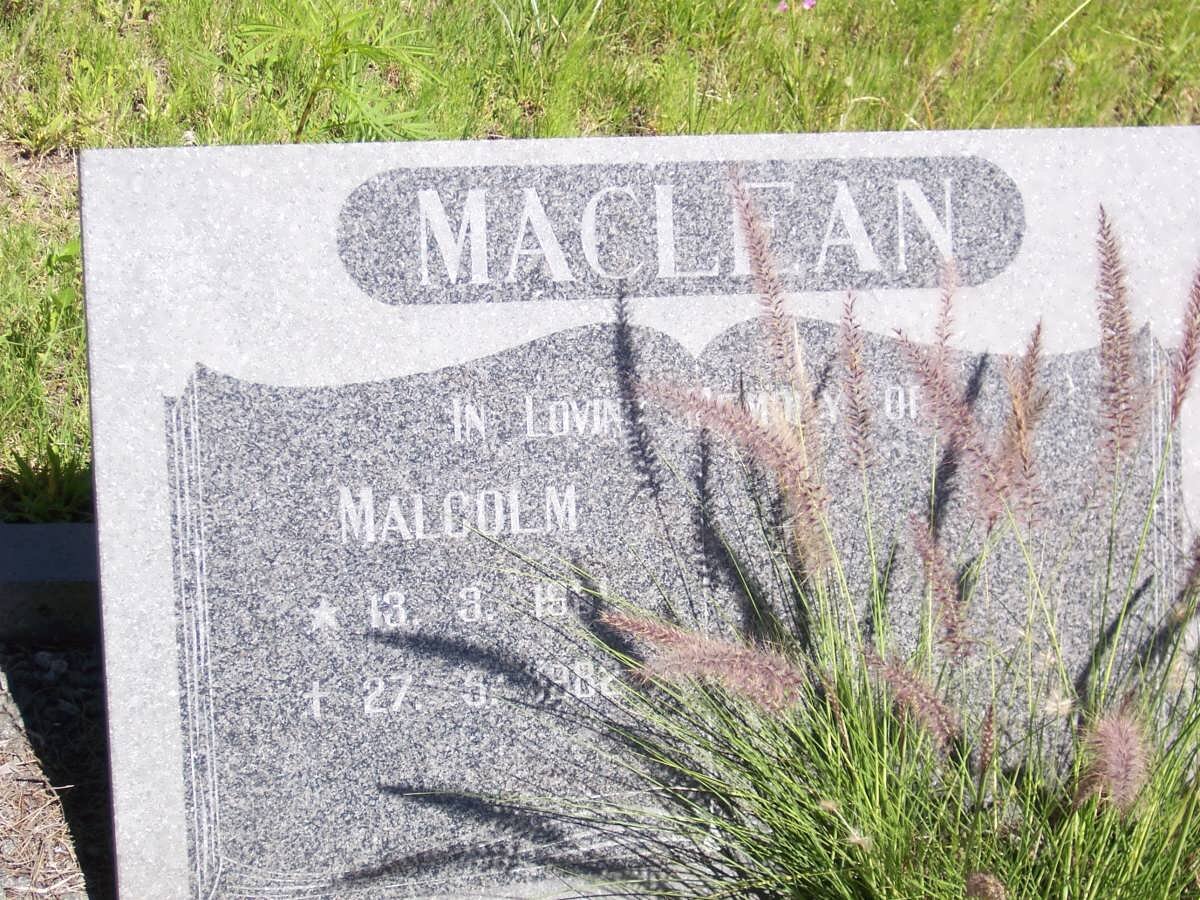 MACLEAN Malcolm 1931-1982