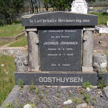 OOSTHUYSEN Jacobus Johannes 1900-1949