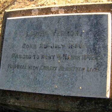 VERNON  Louisa 1856-1942