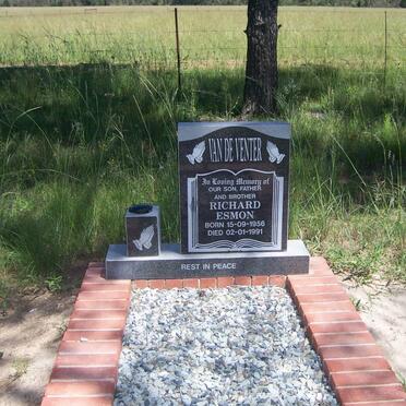 VENTER Richard Esmon, van de 1956-1991
