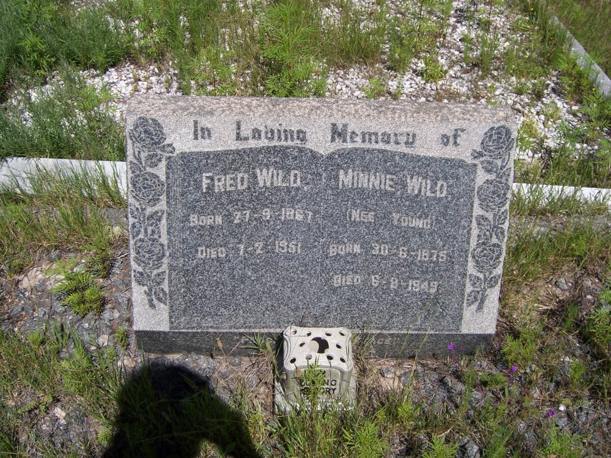 WILD Fred 1867-1951 &amp; Minnie YOUNG 1875-1949