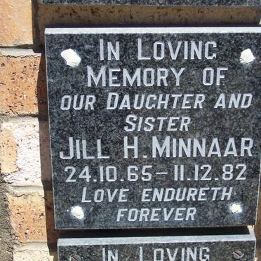 MINNAAR Jill H. 1965-1982