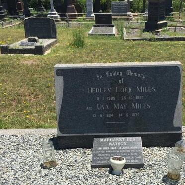MILES Hedley Lock 1895-1967 &amp; Una May 1894-1974 :: WATSON Margaret Iris 1940-2009
