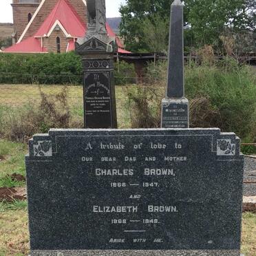 BROWN Charles 186?-1947 &amp; Elizabeth FILMER 1868-1948