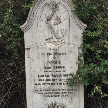 MILES Lorenzo Palmer 1854-1946 &amp; Emmie BROWN -1916