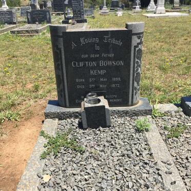 KEMP Clifton Bowson 1899-1972