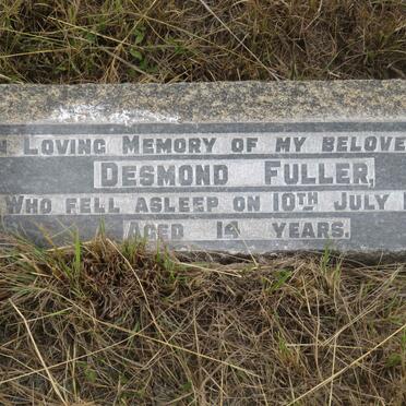 FULLER Desmond -1933