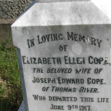 COPE Elizabeth Ellen -1917