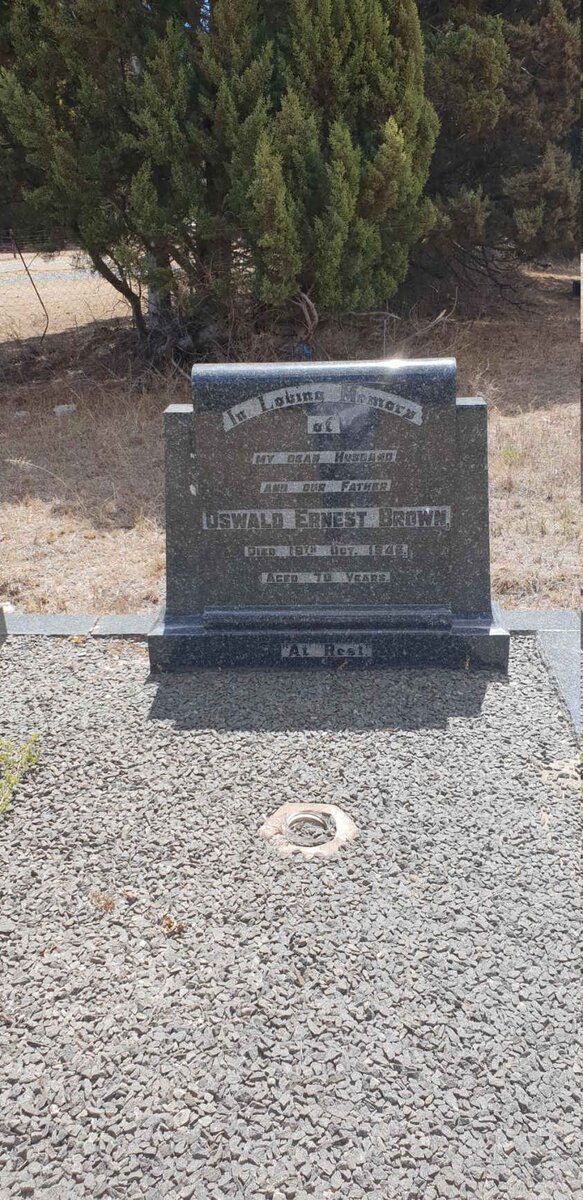 BROWN Oswald Ernest -1946