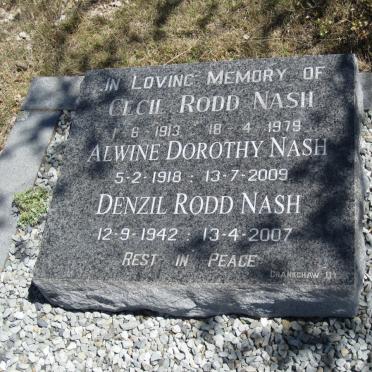 NASH Cecil Rodd 1913-1979 :: NASH Alwine Dorothy 1918-2009 :: NASH Denzil Rodd 1942-2007