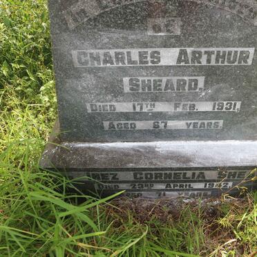 SHEARD Charles Arthur -1931 &amp; Inez Cornelia -1942