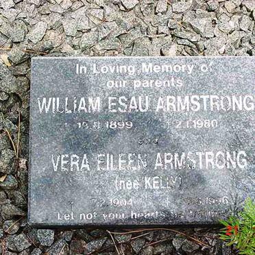 ARMSTRONG William Esau 1899-1980 &amp; Vera Eileen KELLY 1904-1986
