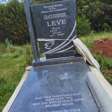 LEVE Grace Nosinodi 1918-1985