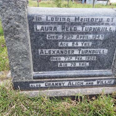 TURNBULL Alexander -1920 :: TURNBULL Laura Reed -1943