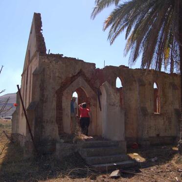 1. Old Wesleyan Church ruins near the cemetery