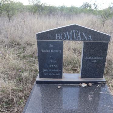 BOMVANA Peter Butana 1909-1965